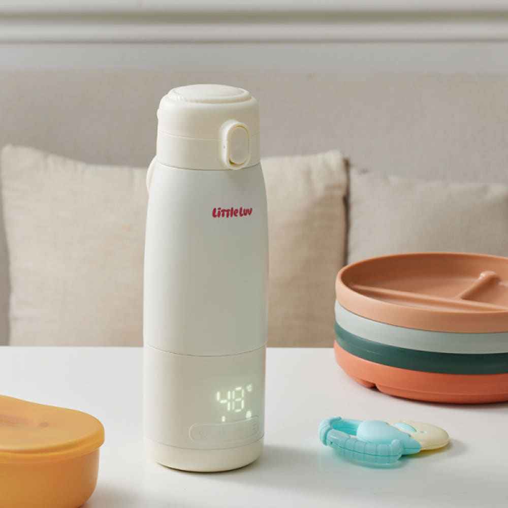 Lock & Lock Little Love Heated Tumbler Wireless Portable Formula Kettle 500ML