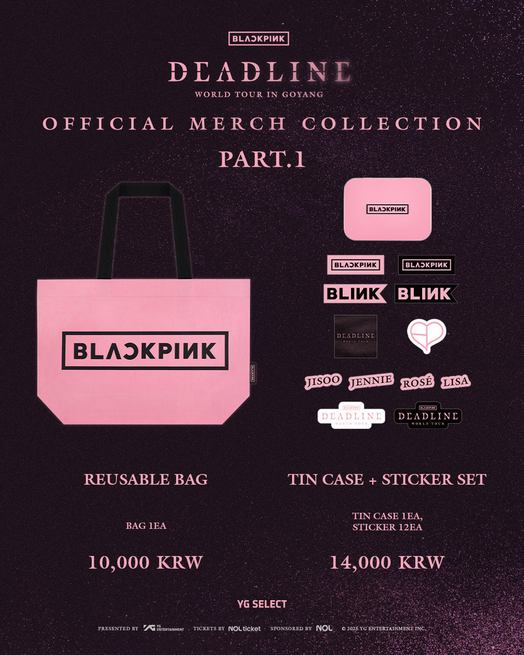 BLACKPINK World Tour "Deadline" Official Merch Part 1
