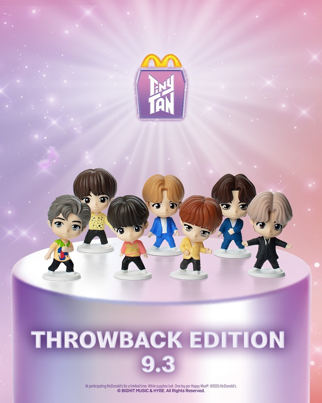 Tinytan x McDonald's Figurine Throwback Edition / Mic Drop Edition