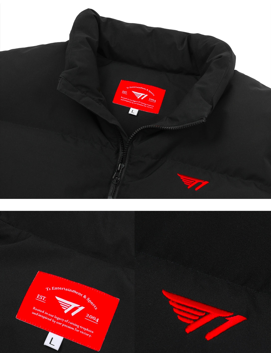T1 Logo Down Vest