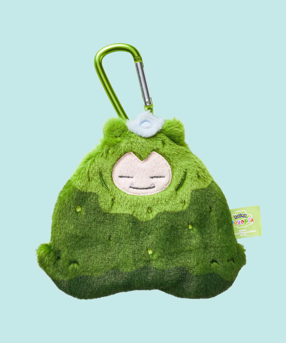 Pokemon Pokopia Moss Manbo Flat Doll Keyring