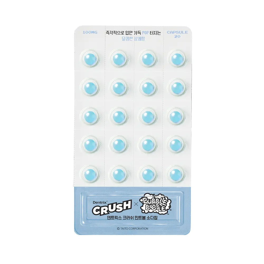 Dentrix Crush Mint Ball Original/Soda Pop 20 pieces (Bubble Bobble collaboration)