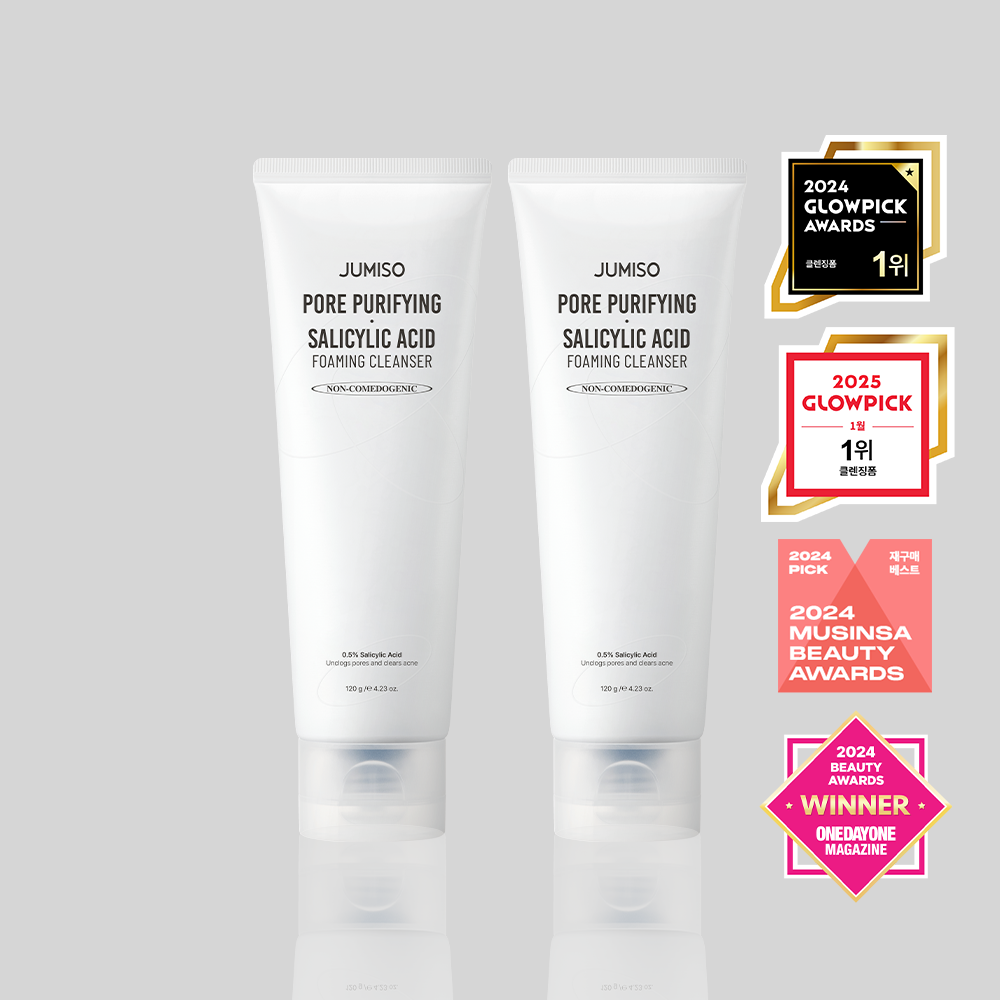 JUMISO Pore Purifying Salicylic Acid Foaming Cleanser 120g X 2