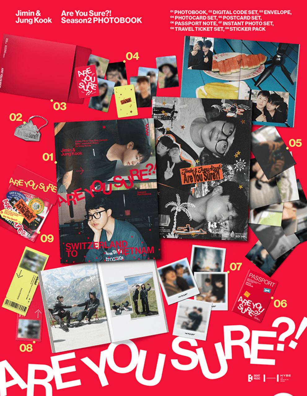 Jimin x Jung Kook <Are You Sure?! Season2> PHOTOBOOK (Pre Order)