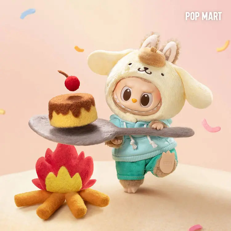 Labubu" THE MONSTERS x Sanrio Character Series Plush Keyring / Random