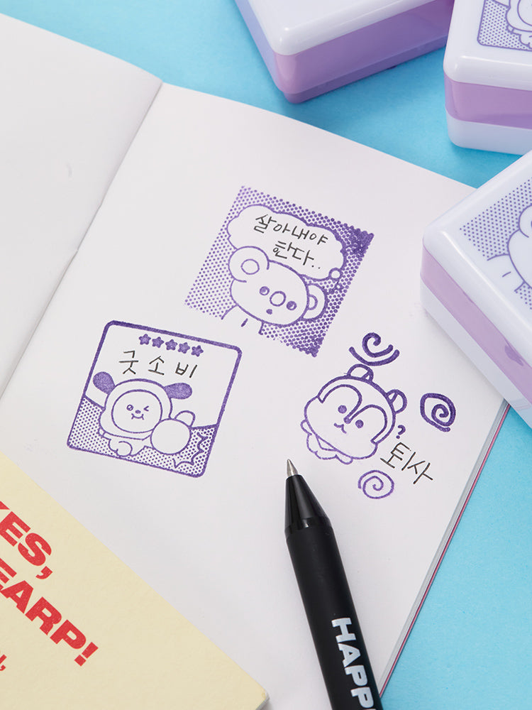 BT21 Today's Face Random Bubble Stamp