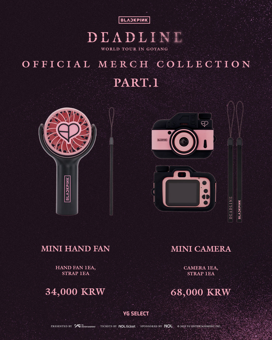BLACKPINK World Tour "Deadline" Official Merch Part 1