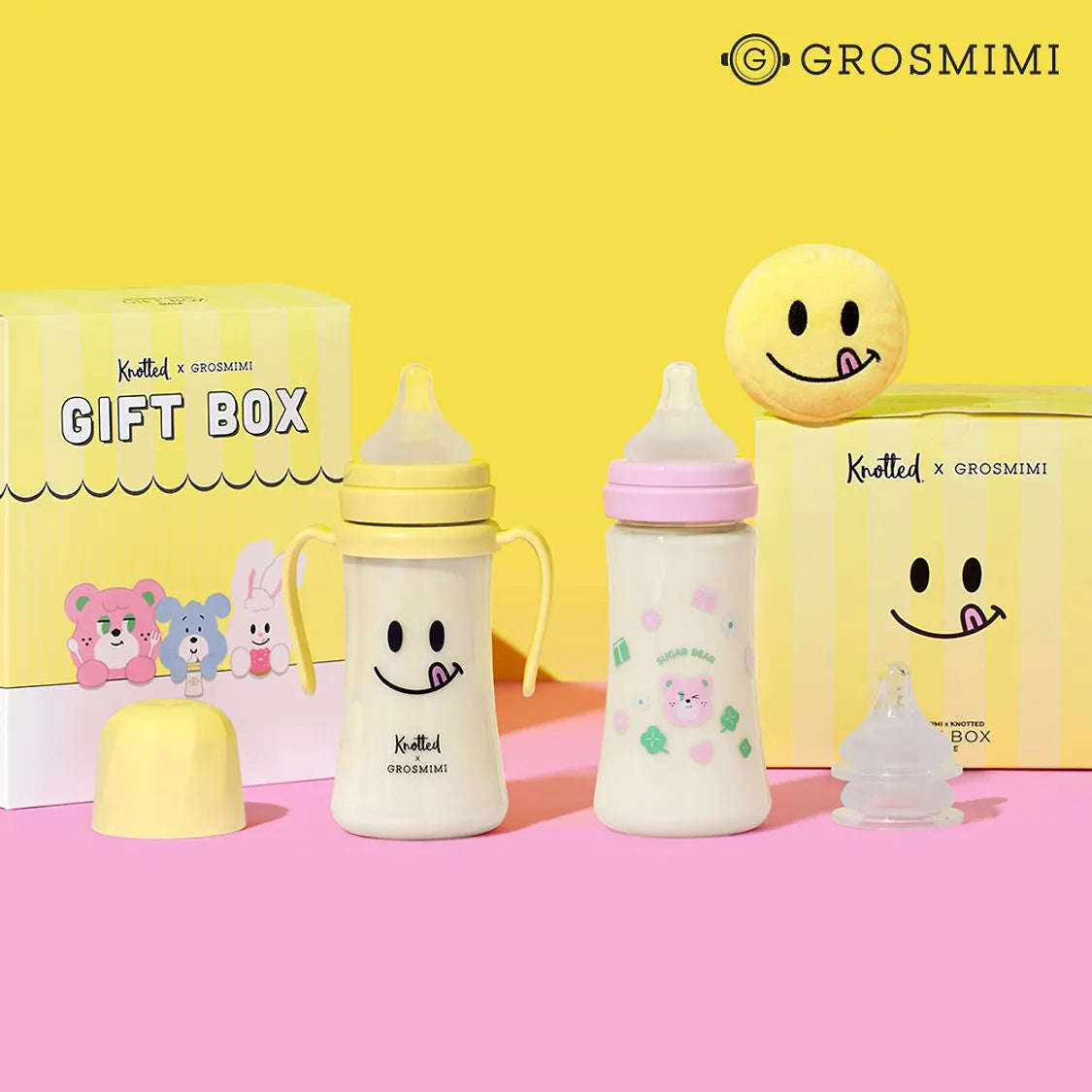 Grosmimi X Noted Baby Bottles And Gift Box