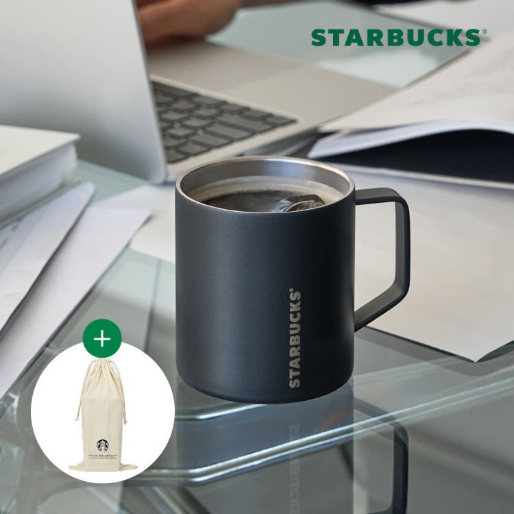 Starbucks SS Mint Debi Mug 414ml+& dust bag gift