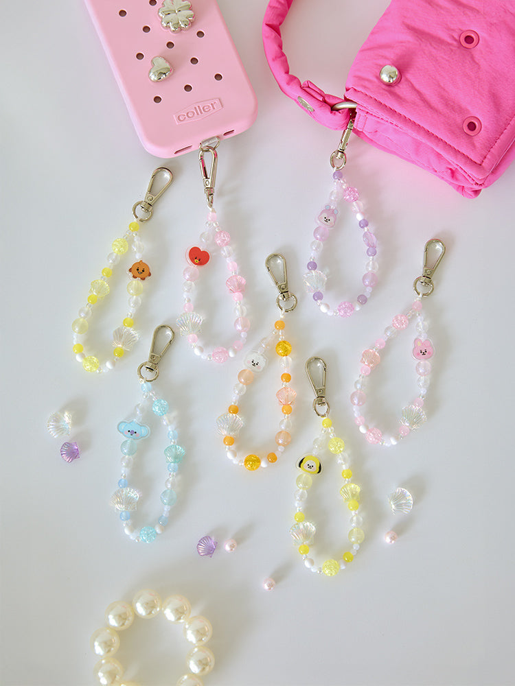 BT21 Baby Pearl Bead Keychain