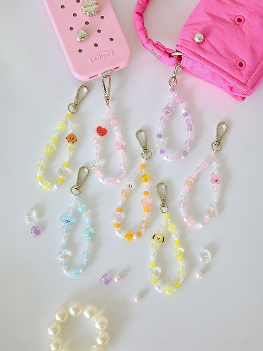 BT21 Baby Pearl Bead Keychain