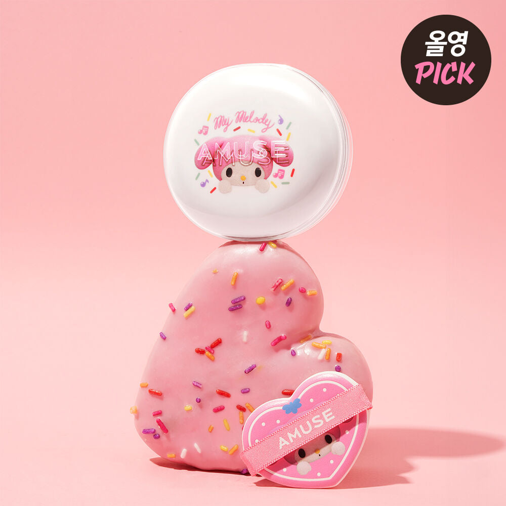 Amuse Ceramic Skin Perfector Cushion Limited Edition (+My Melody Refill + Character Seal + Sticker)