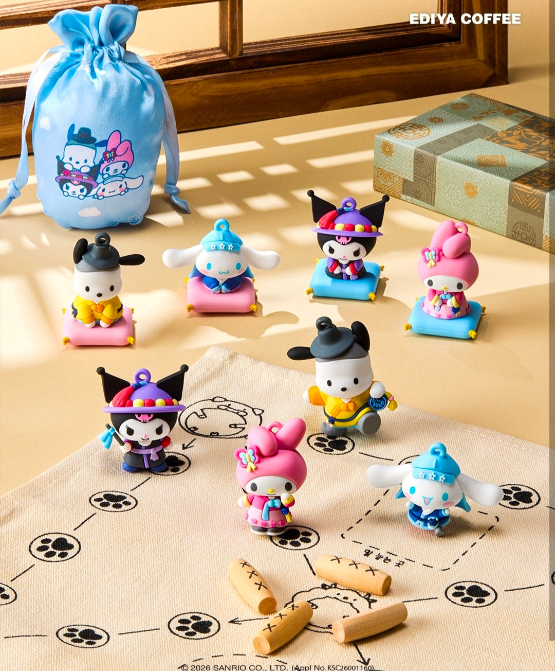 Ediya x Sanrio Random Figurine Blind Box