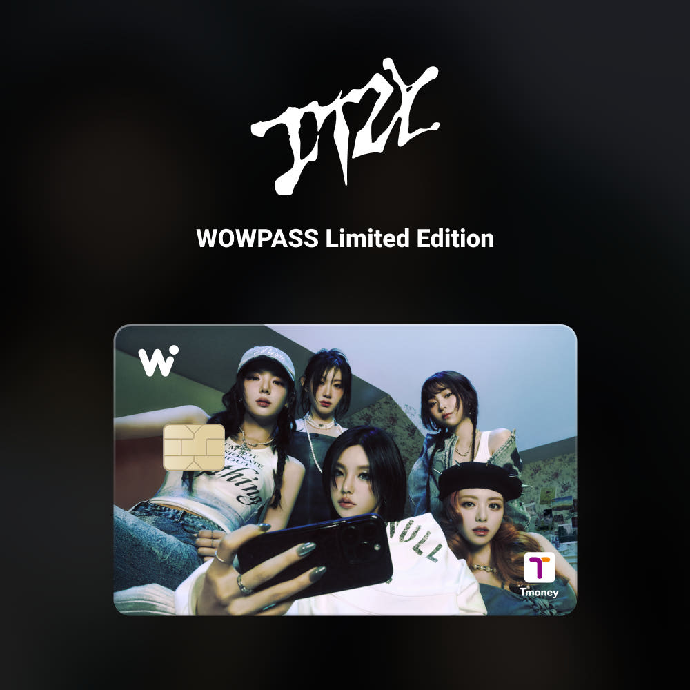 ITZY WOWPASS T-money card