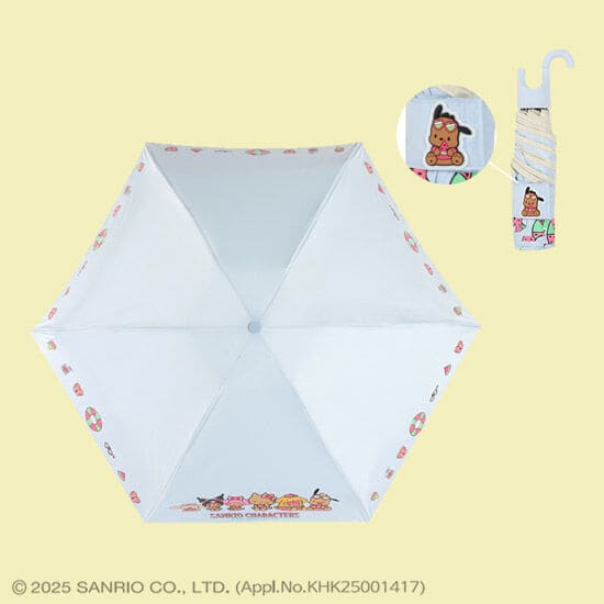 Olive Young Ultra-Light UV Umbrella Ivory/Sky Blue (Sanrio Characters)