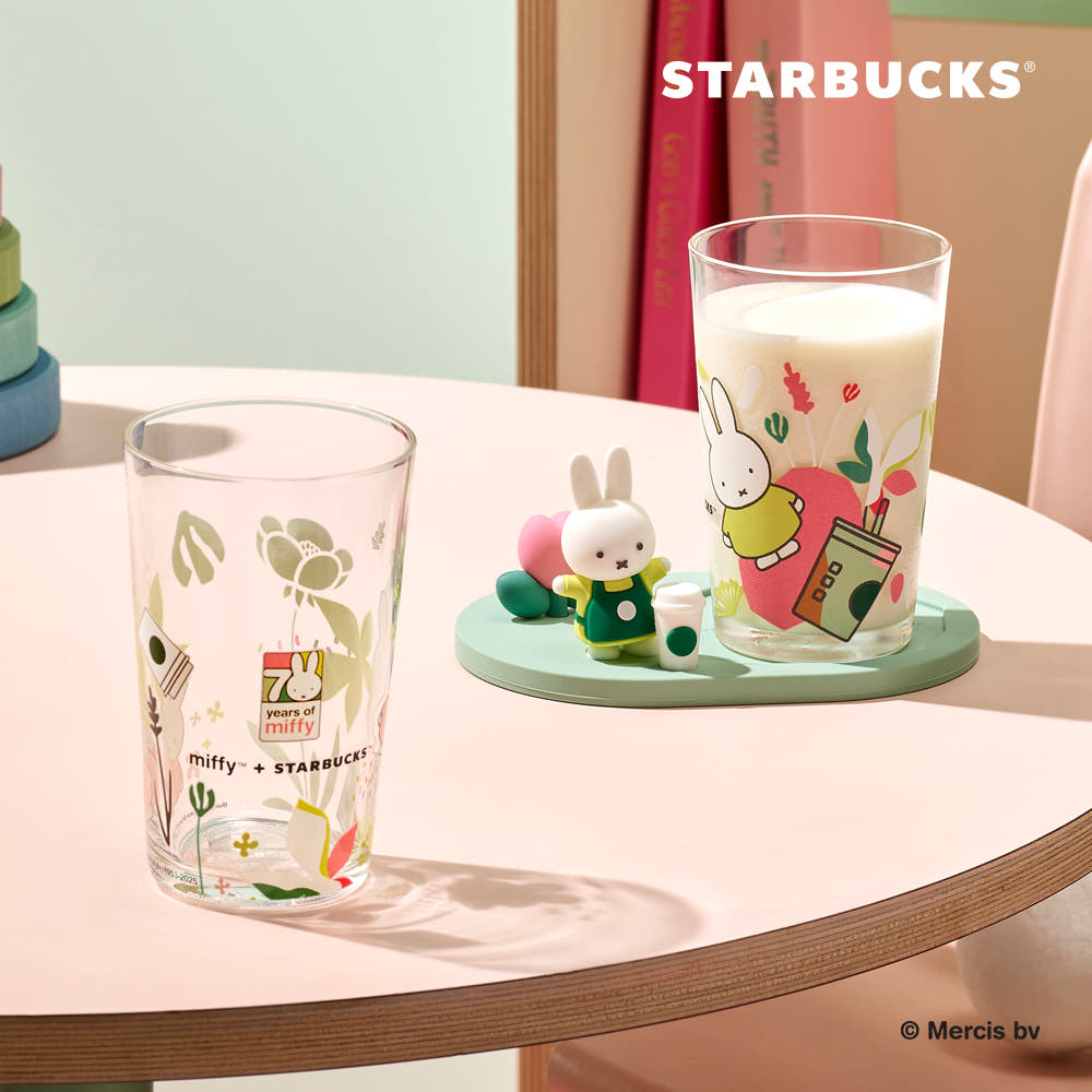 Forever Miffy Glass Set 2P 207ml x Starbucks | Kgifts.shop