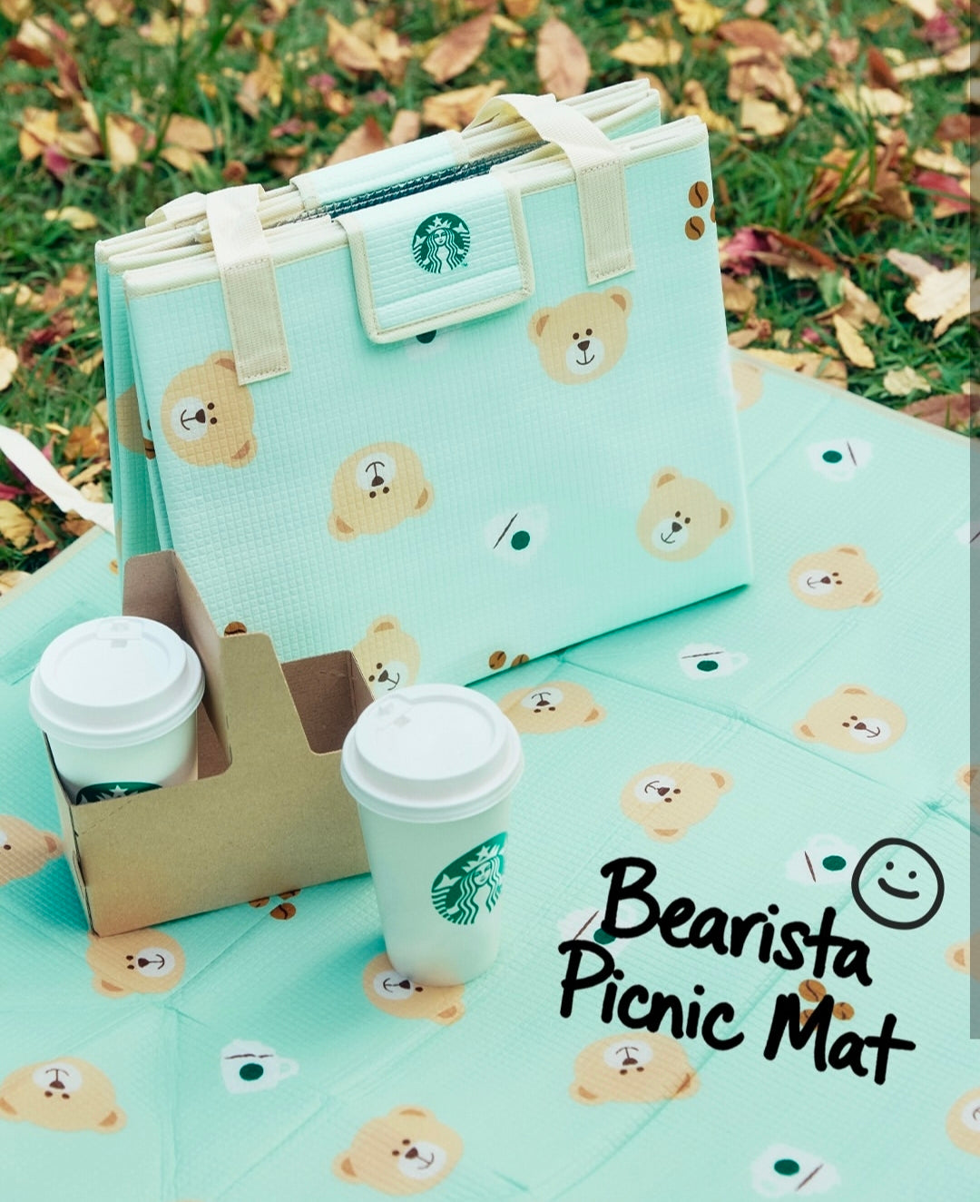 Starbucks Korea Bearista Picnic Mat