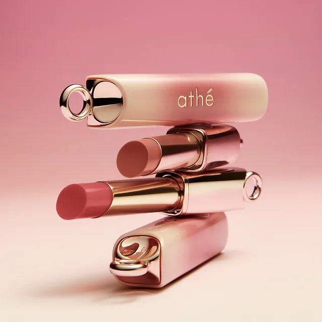 Athe Lip Gloy Balm & Heart Keyring (Engraved) & Lip Pencil & Gift Wrapping