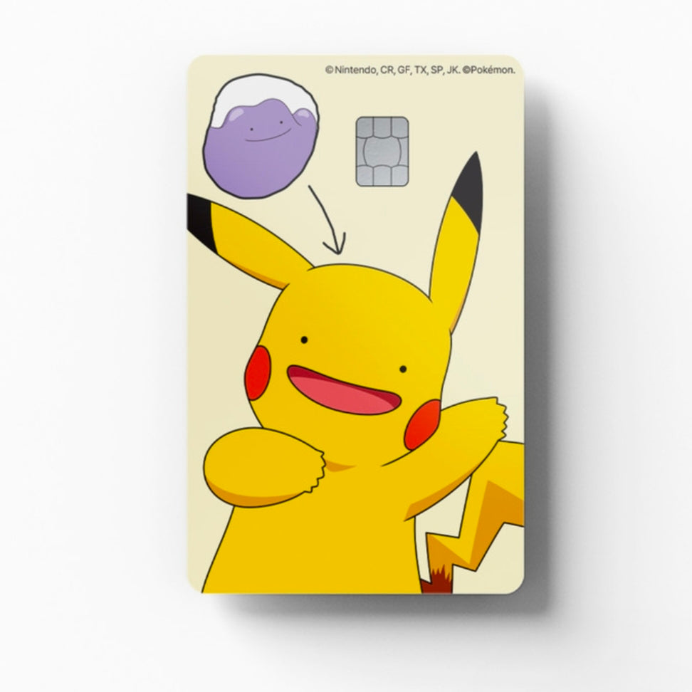 Pikachu Card Sticker