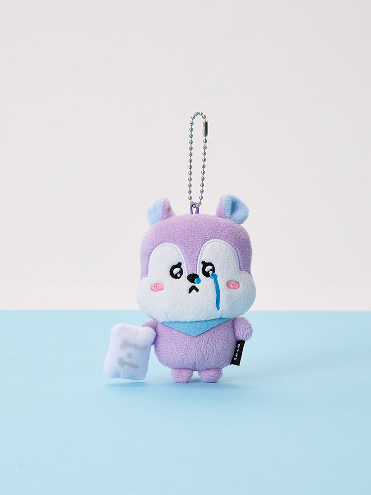 BT21 Today's Face Tear Drop Plush Keyring