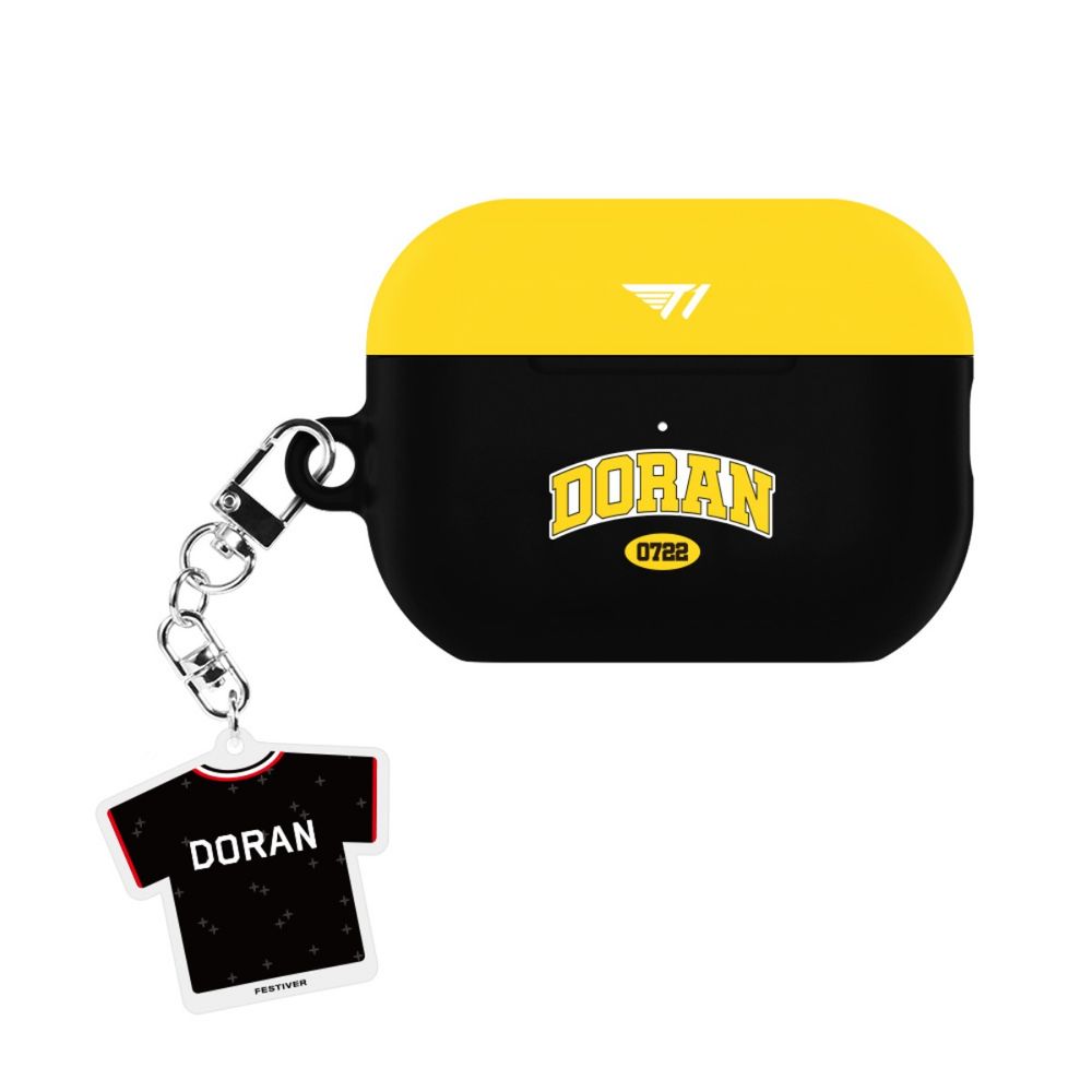 【两件套】T1 2025 车主球衣 AirPods 硬壳保护套 + 钥匙扣版