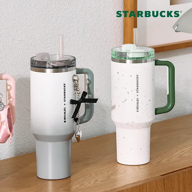 Starbucks Love Daze SS Stanley Quencher Tumbler 1183ml