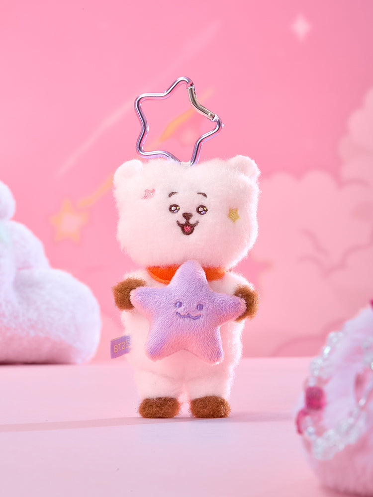 BT21 The Journey Purple Star Doll Keychain