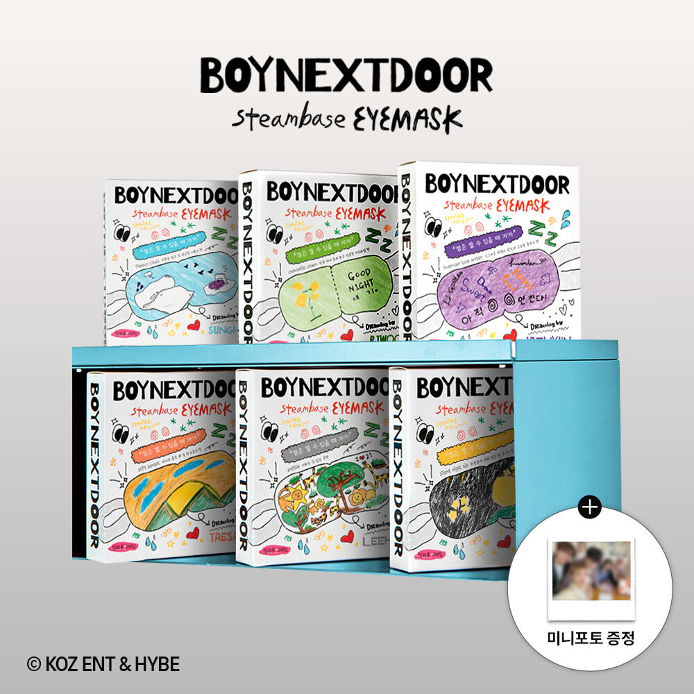 Boynextdoor Steam Base Eye Mask Special Edition 5-pack
