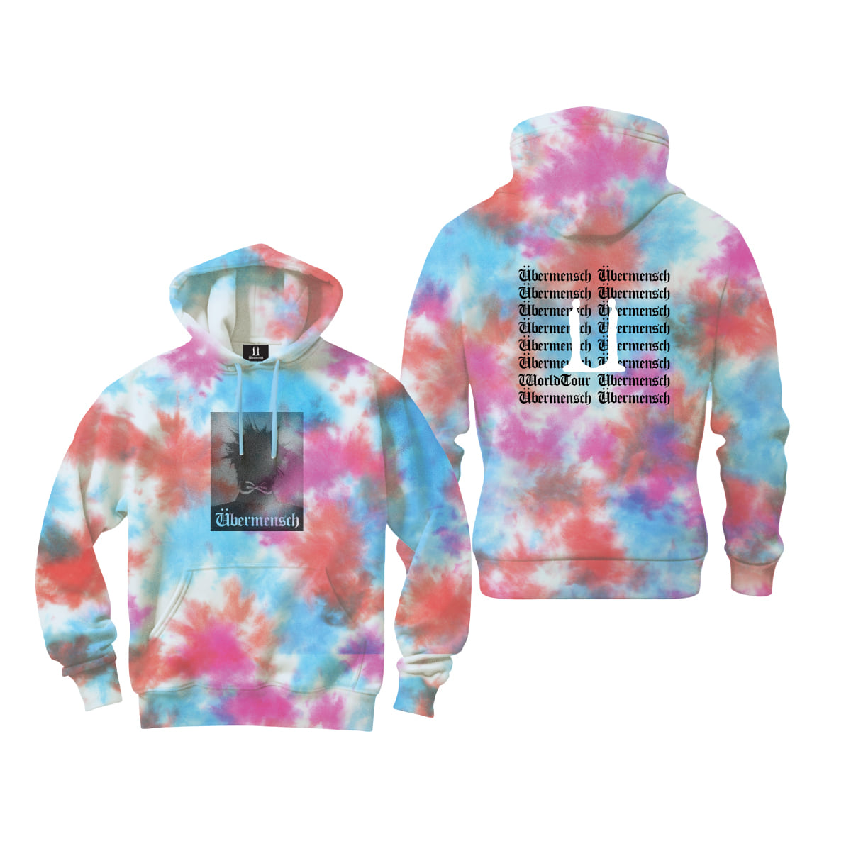 G-DRAGON ジヨン　パーカー HOODIE TIE-BLUE ver G-DRAGON - Hoodie Tie-Dye MULTI VER.(Pre Order) | Kgifts.shop