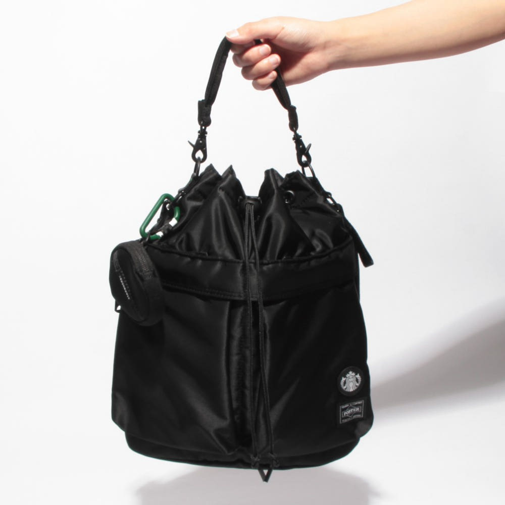 STARBUCKS x PORTER Japan Coffee Bean Shape 2way Tool Bag