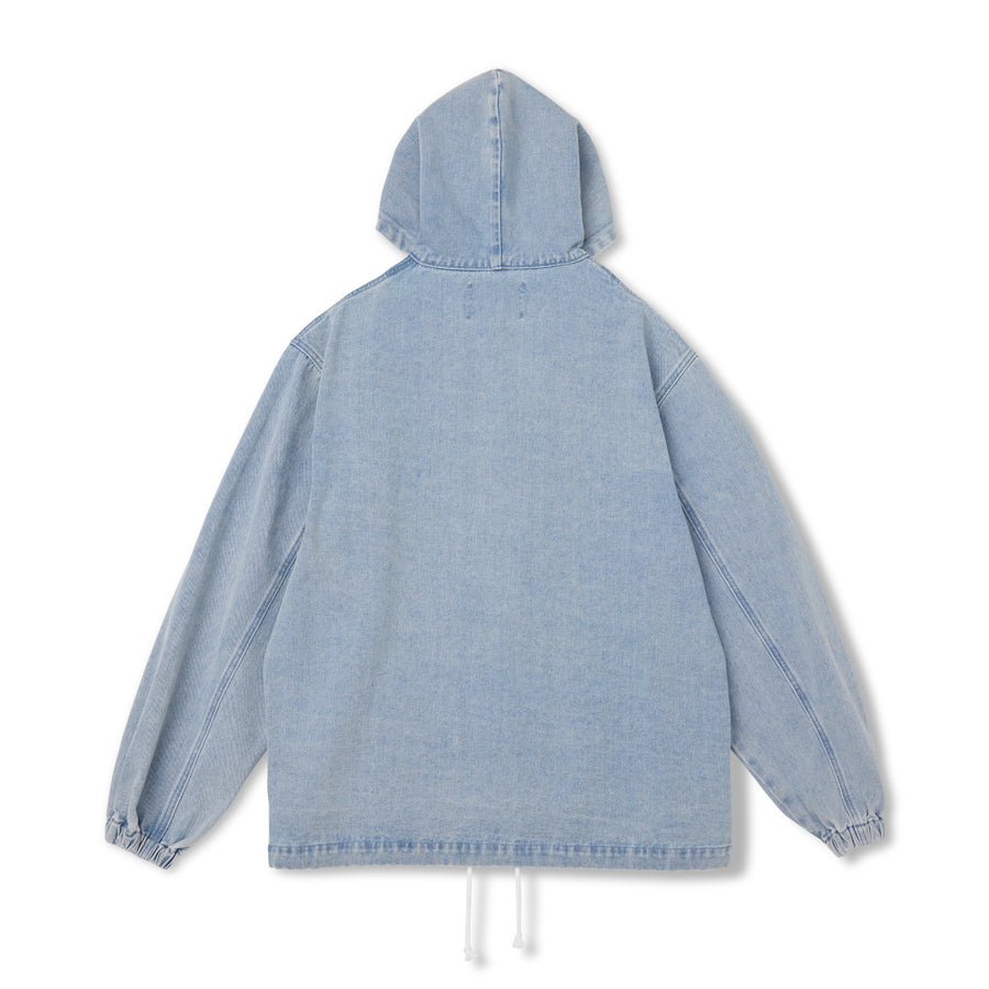 MARKM DEMIN HOODIE JUMPER-BLUE