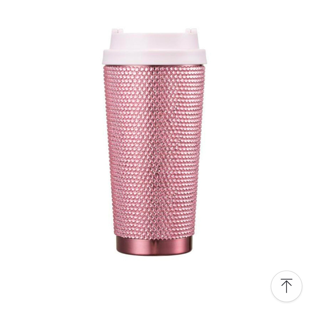 Starbucks SS Yunseul Rhinestone Pink Tumbler 473ml