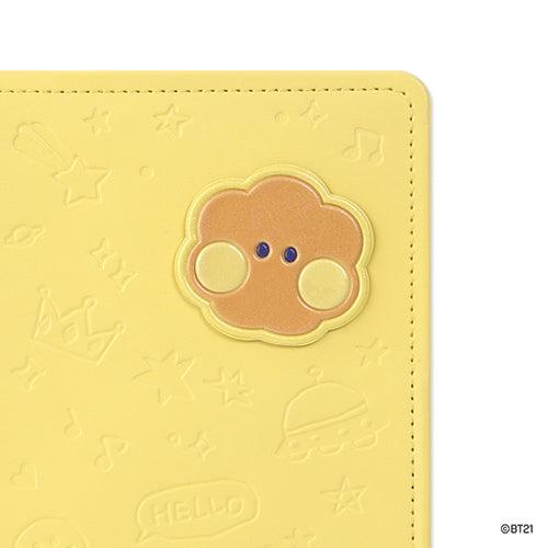 BT21 Minini Leather Patch Passport Cover L size