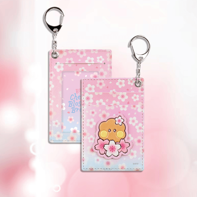 BT21 Cherry blossom minini card holder
