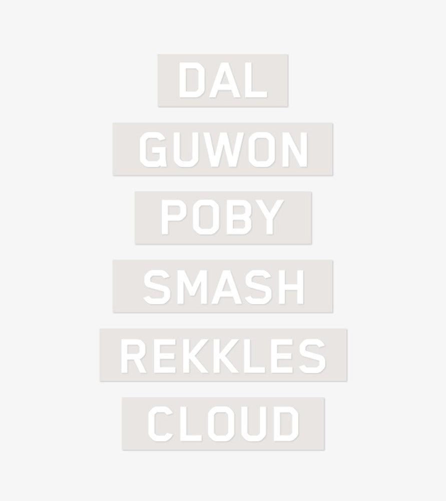 2024 T1A 制服 DIY 标记套件