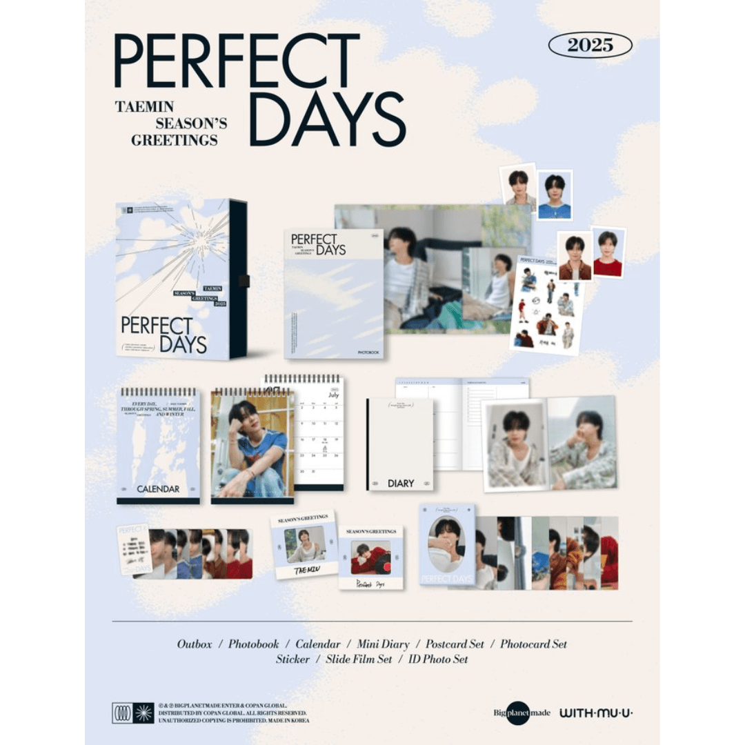 Pre-order] SHINee - Taemin - 2025 Season Greetings | Kgifts.shop