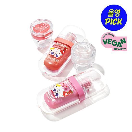 【Hello Kitty 联名款】Amuse 啫喱唇釉(+赠送戒指唇膏)