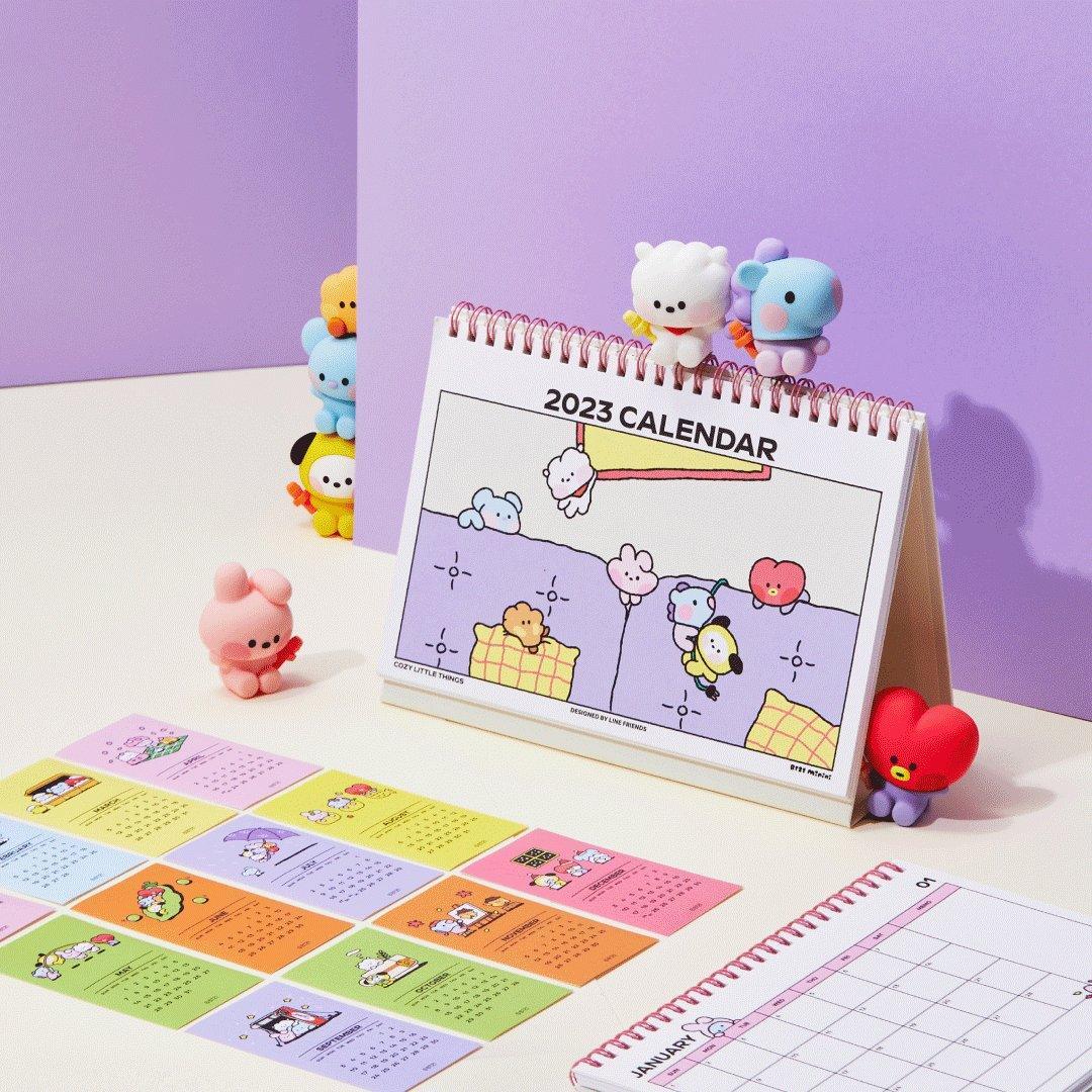 BT21 Minini Calendar Free Stickers! - Kgift.shop