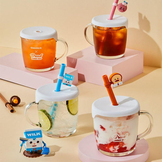 Glasslock x Bread Barbershop - Straw Cap Mug - Kgift.shop