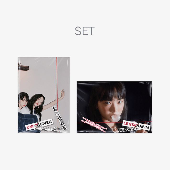 Le Ssarafim 1st Studio Album 'UNFORGIVEN' Weverse Album Version Pre Order