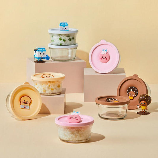 Glasslock x Bread Barbershop - Rice Container Set - Kgift.shop