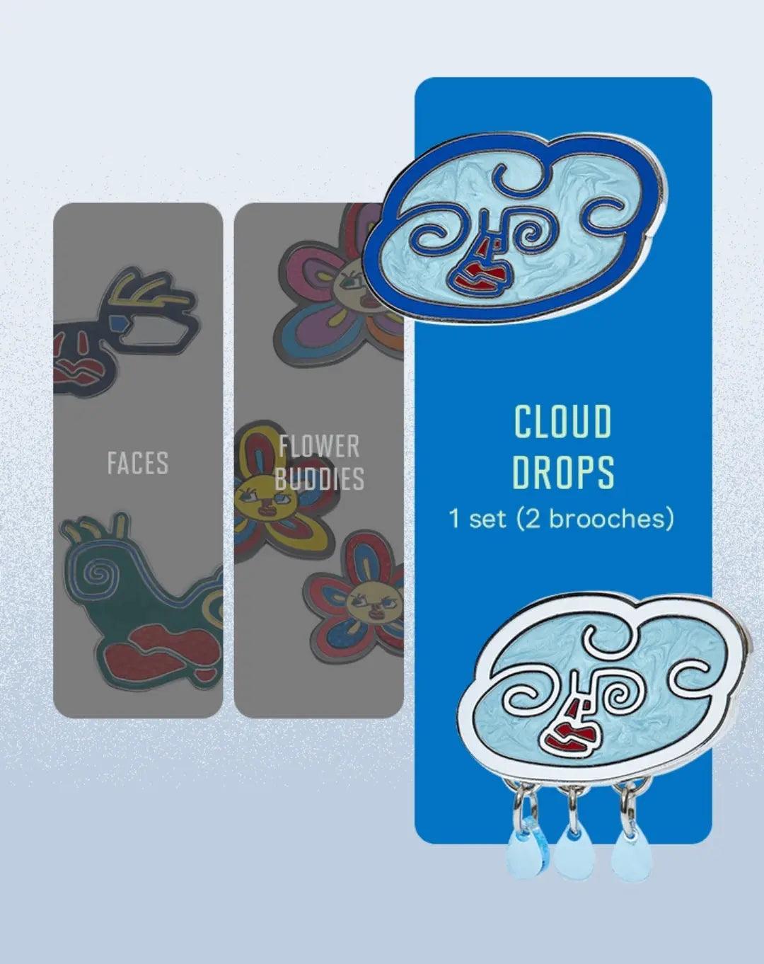 Artist-made Collection V- Brooch Set (Cloud Drops) Big Hit