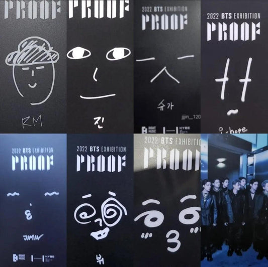 BTS Exhibition Proof Merch- Signed Exhibition Tickets Big Hit