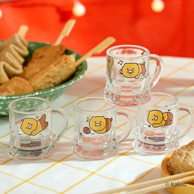Kakao Friends Chunsik's mini hop handle soju cup + mini dish set - Kgift.shop