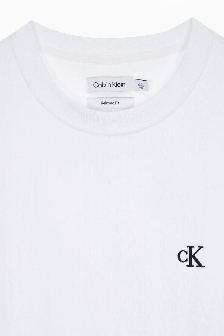 Calvin Klein CK Logo Men's Relax Fit Heavy Crew Neck Short Sleeve T-Shirt Jungkook Pick! - Kgift.shop