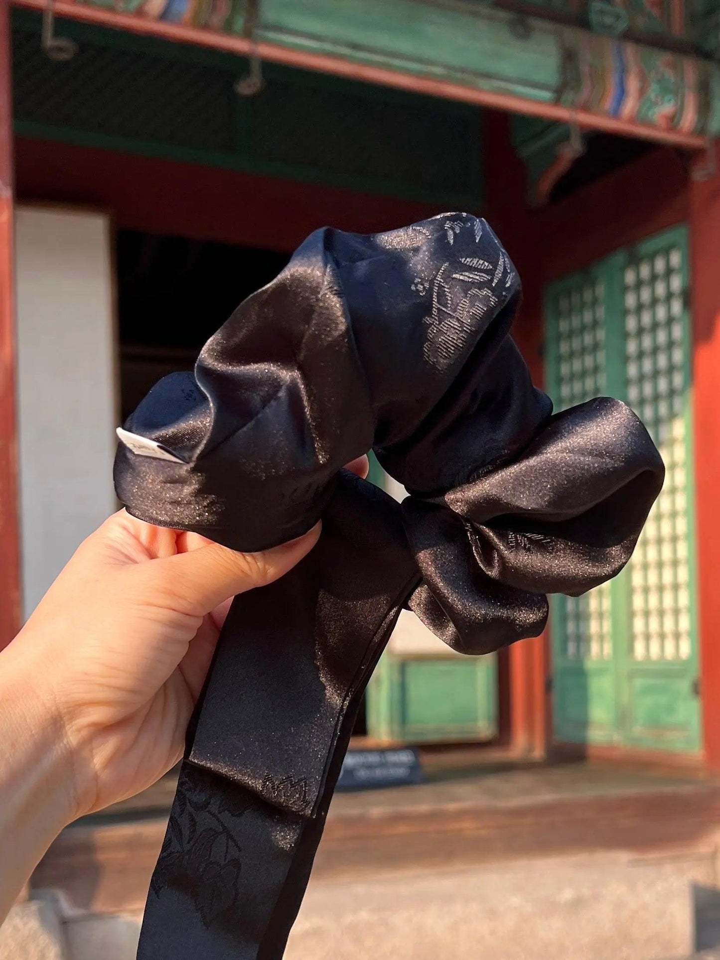 Handmade Traditional Hanbok Fabric Hanbok Daenggi Scrunchie M Shop Aparte