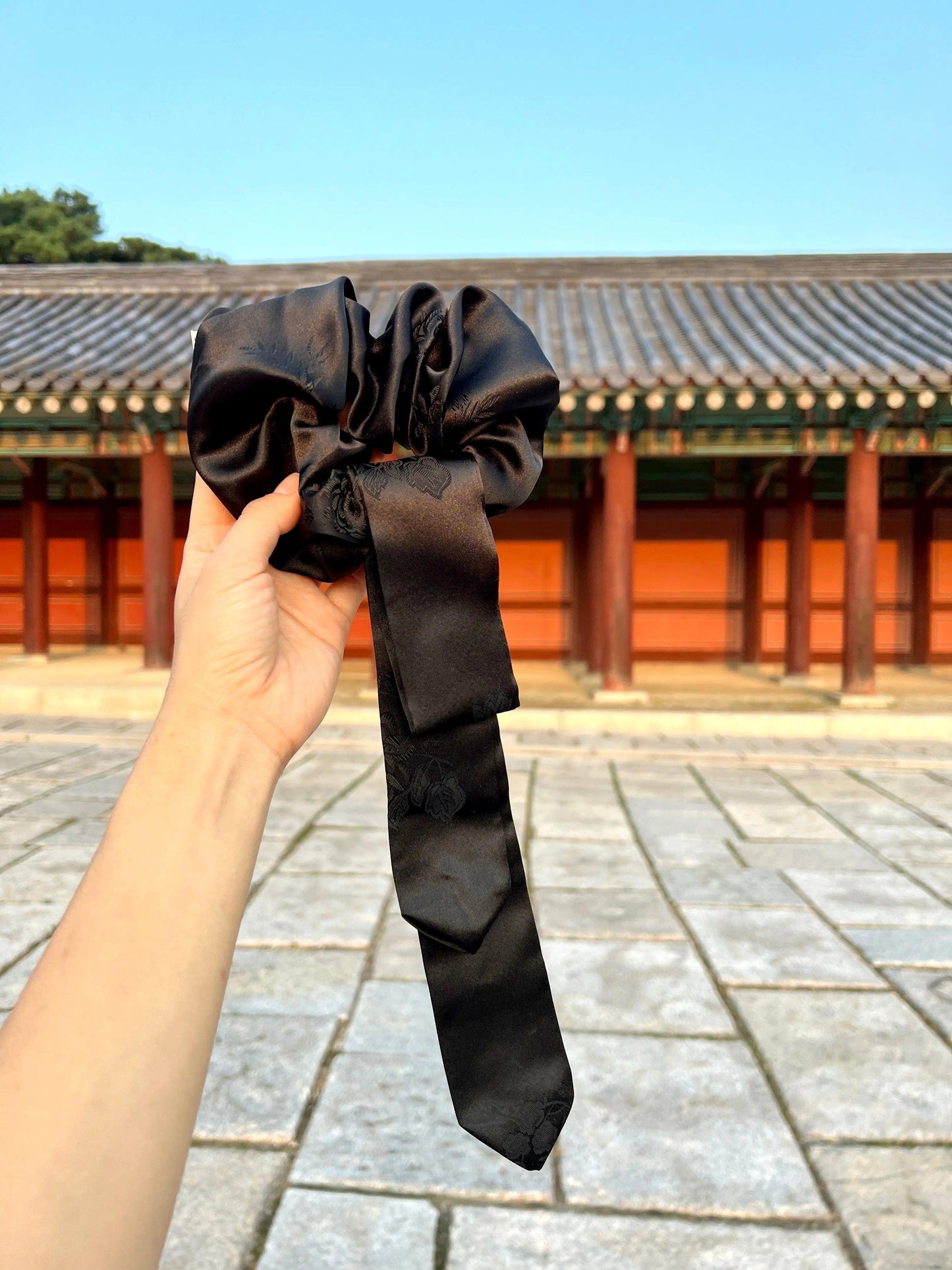 Handmade Traditional Hanbok Fabric Hanbok Daenggi Scrunchie M Shop Aparte