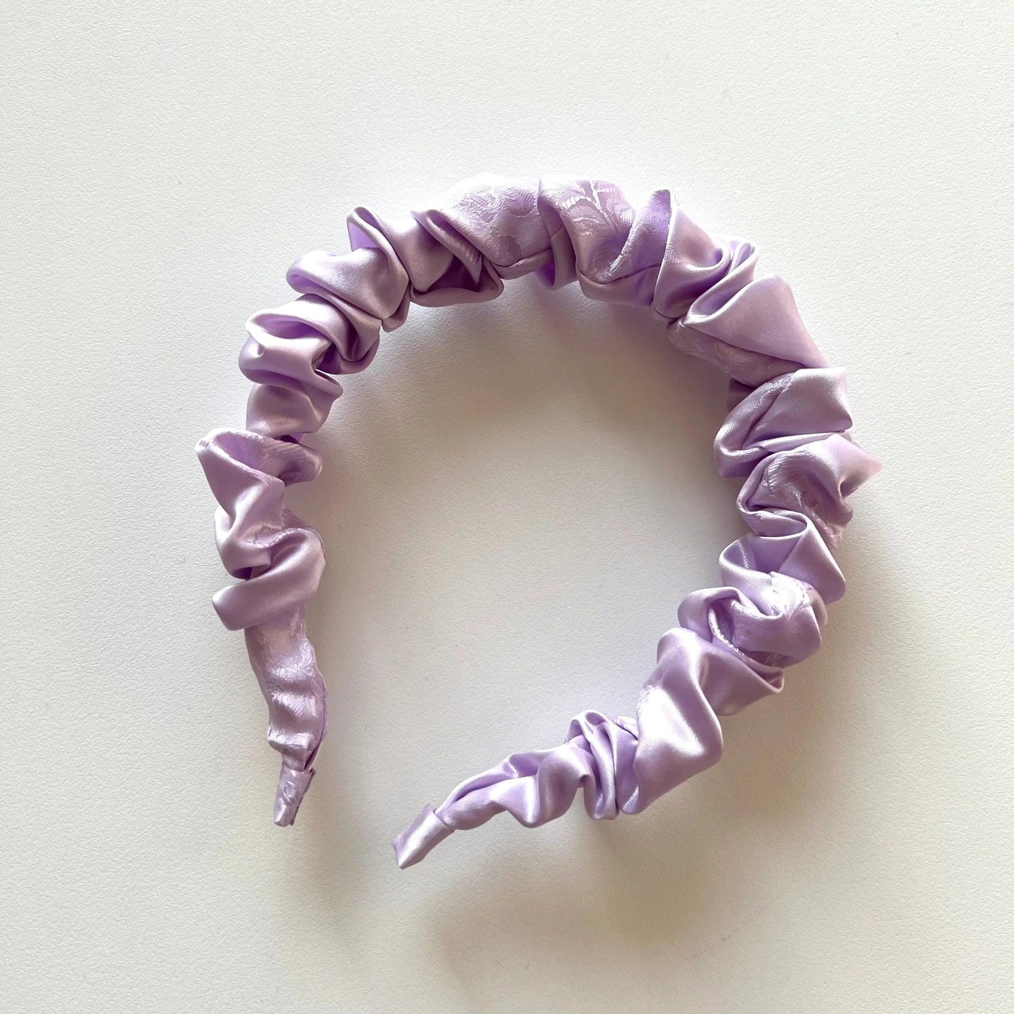 Handmade Traditional Hanbok Fabric Shirring Hairband Lilac Shop Aparte