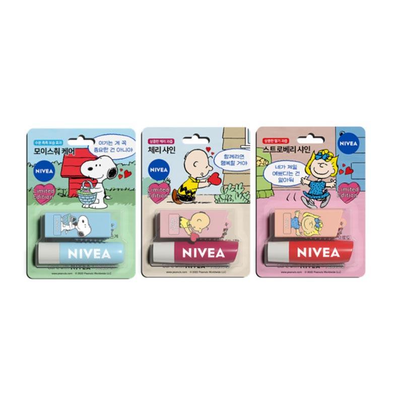 Nivea X Snoopy Peanut Lipbalm Edition - Kgift.shop