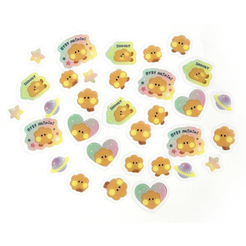 Monopoly x BT21 - Minini Flake Sticker - Kgift.shop